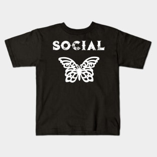 Social Butterfly Kids T-Shirt